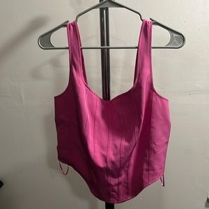 Pink corset